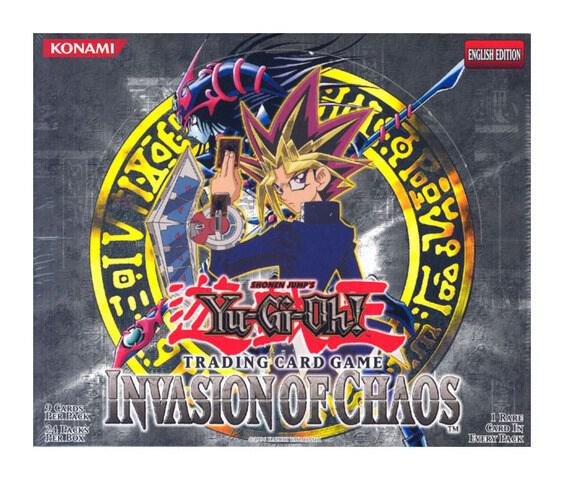 遊戯王 INVASION OF CHAOS 旧アジア版 1st 未開封 1パック Yu-Gi-Oh
