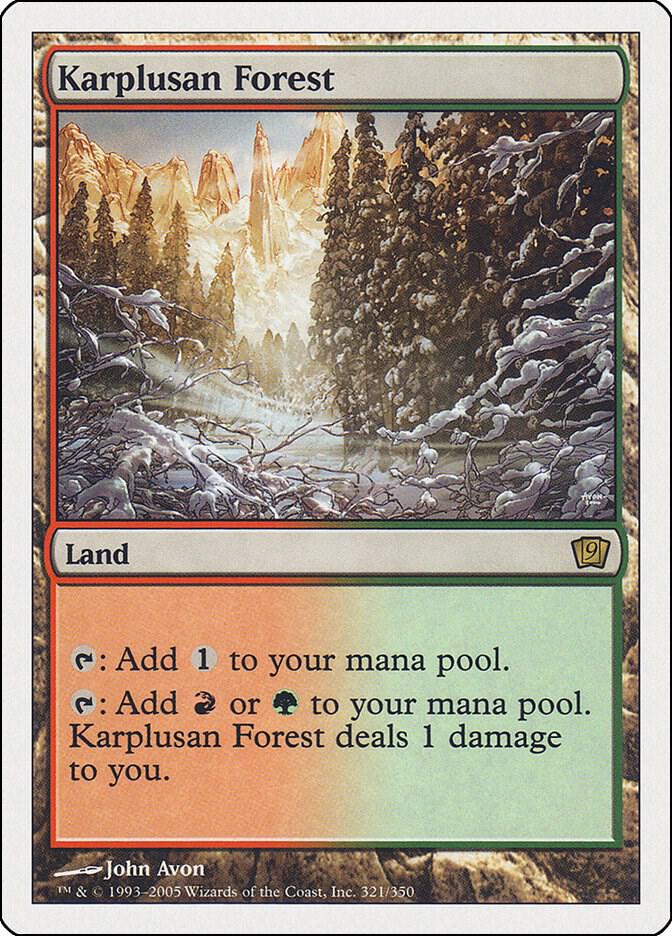 カープルーザンの森/Karplusan Forest 4枚セット ICE MTG