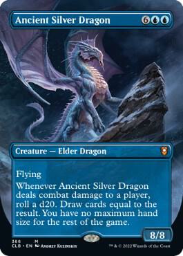 Ancient Silver Dragon (Borderless) - Commander Legends: Battle for