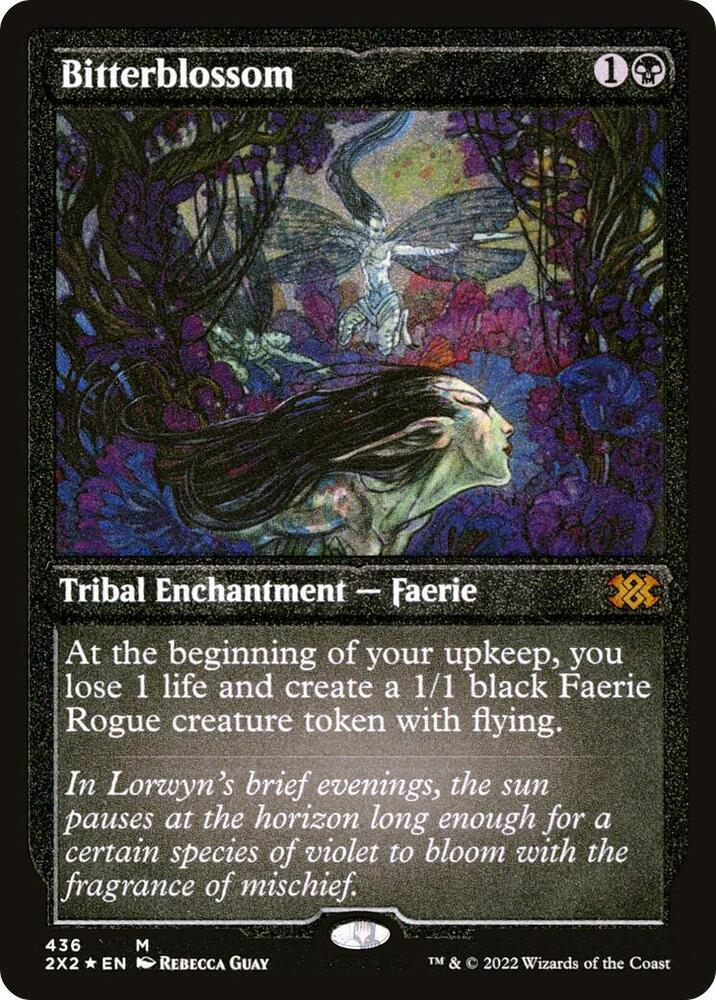 Bitterblossom (Foil Etched) - Double Masters 2022 - Magic: The