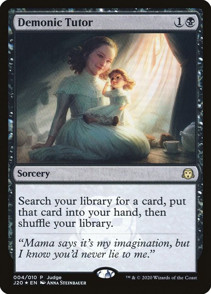 Demonic Tutor (J20) - Judge Promos - Magic: The Gathering