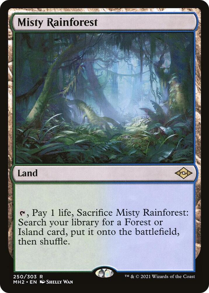 霧深い雨林/Misty Rainforest 霧深い雨林 [ZEN] 【BIGWEB | MTG】日本