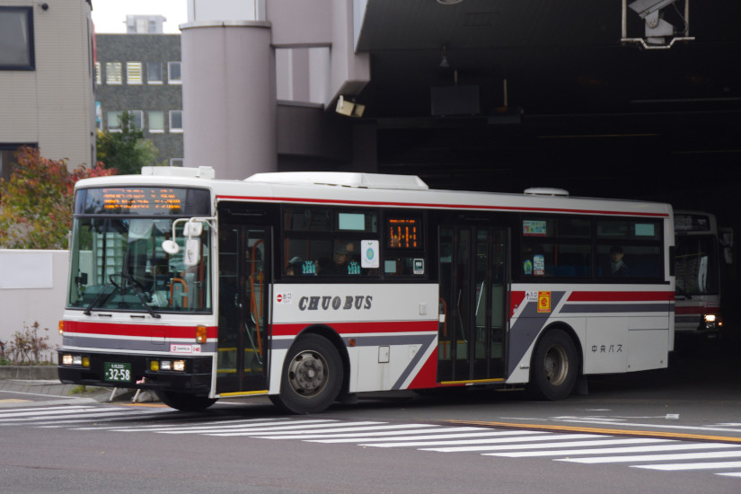 廃品 北海道中央バス 前側方向幕 82コマ 廃品 北海道中央バス 前側方向