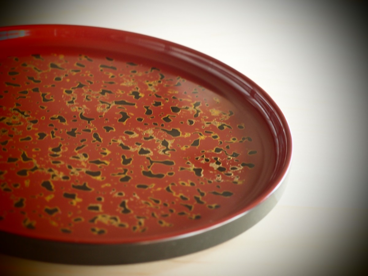 TSC-1002] 丸皿 すみれ | 津軽塗たなか オンラインストア