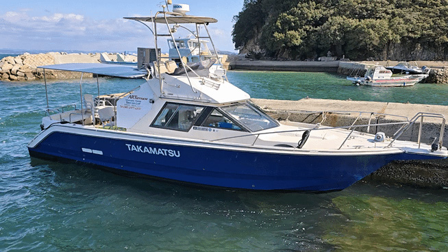 送迎船の紹介 - うどん県のマリンタクシー