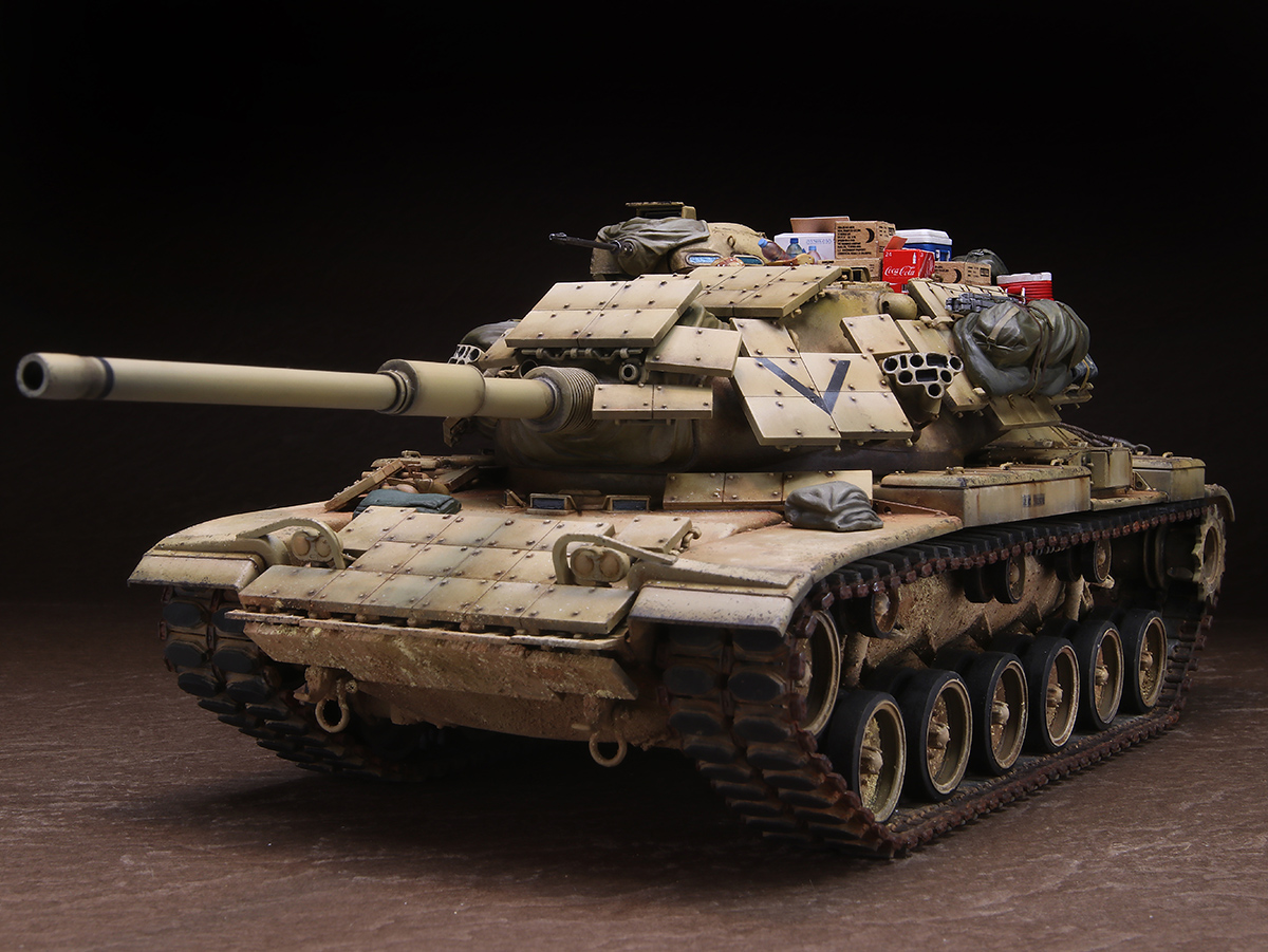 タミヤ 1/35 M60A1 完成品 戦車 模型 プラモデル イタリア TAMIYA