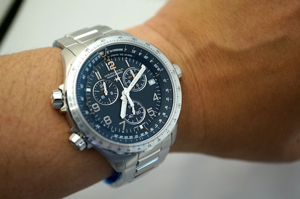 H77912135 安心なカーキX-WIND GMT メタルブレスモデル 国内正規品