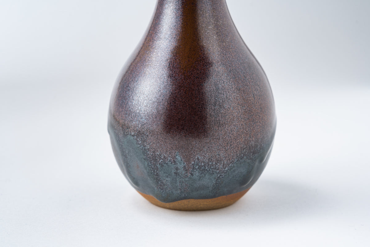 鶴首花入 十三代 髙取八山造 – 高取焼宗家