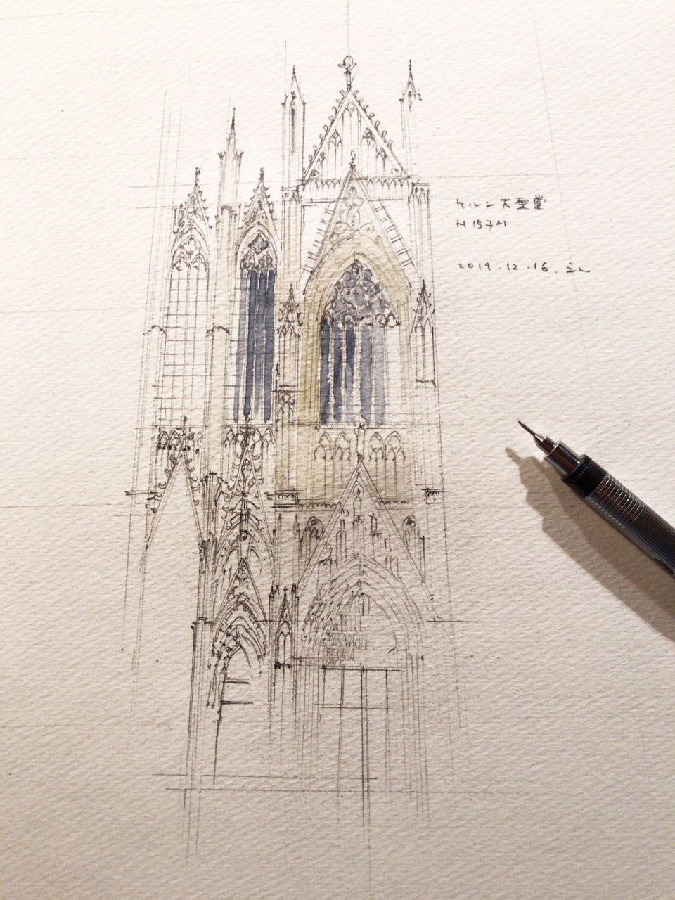 ケルン大聖堂 大型絵画 西中博 ケルン大聖堂 大型絵画 西中博 ケルン大