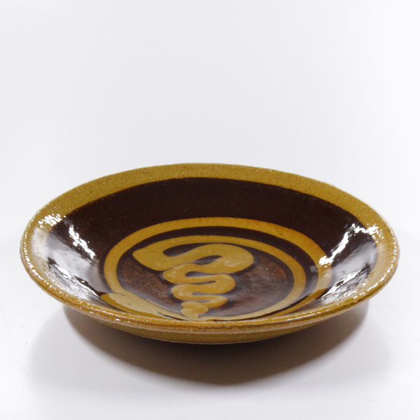 河井寛次郎 『流描皿』 共箱 民藝 - 瀧屋美術 -鎌倉の美術品専門店