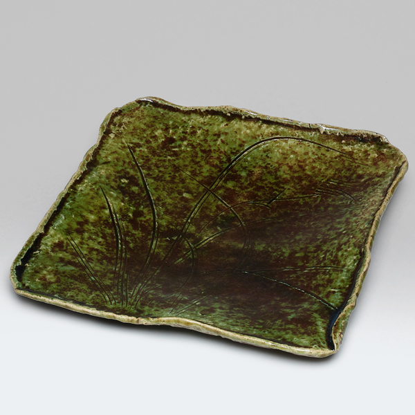 北大路魯山人造 志野焼 懐石道具『梅花隅切皿』桐共箱付 楽天市場