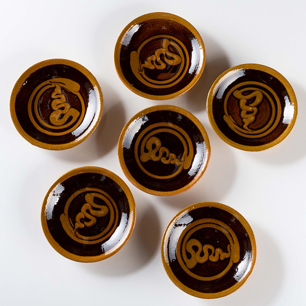 河井寛次郎 『流描皿』 共箱 民藝 - 瀧屋美術 -鎌倉の美術品専門店