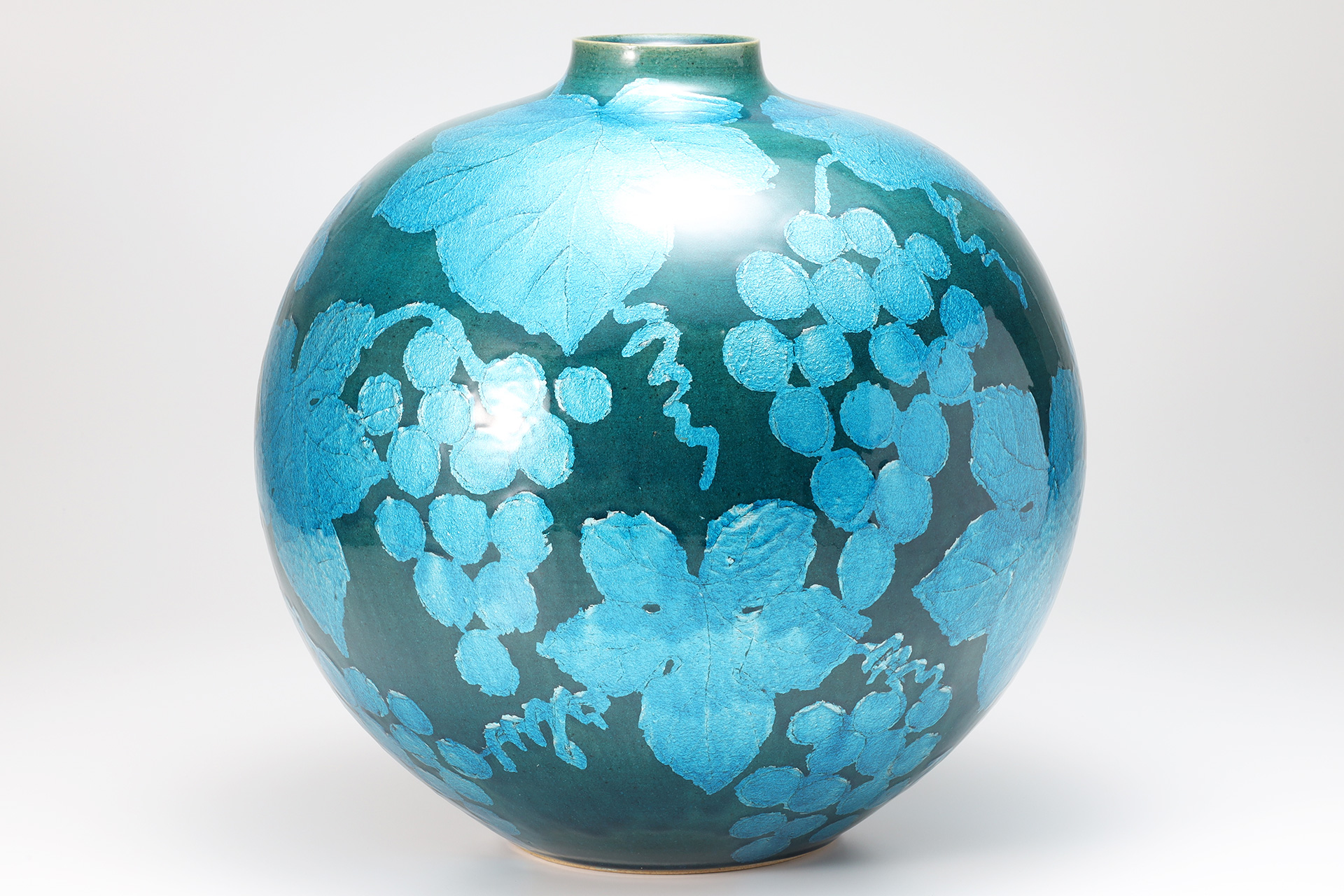 小野珀子 / 次郎 - 天平堂（TENPYODO） 小野珀子 高さ約28.5cm 釉裏