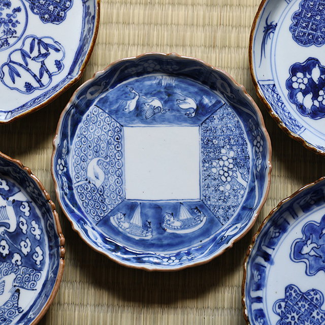 中国古美術/缸豆紅釉盤(底款:大明天啓年製)明代/