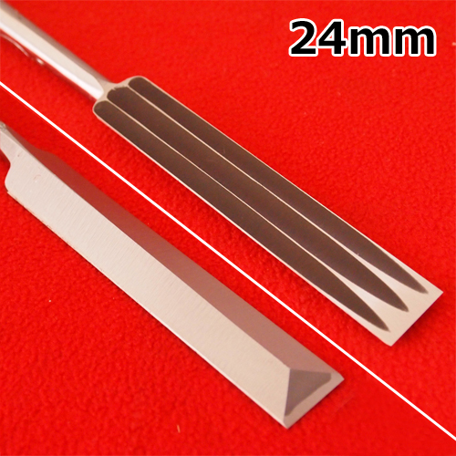 刃物・道具写真館] 播州三木 小山市 差鑿 「昇龍」 龍の彫金入り 龍