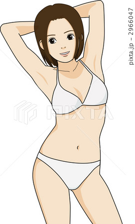 ビキニの女性のイラスト素材 [2966047] - PIXTA