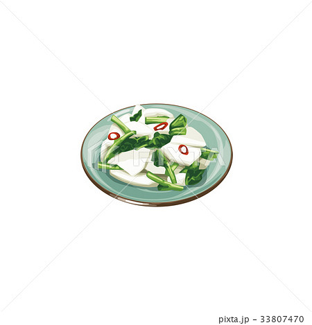 漬け物 かぶのイラスト素材 [33807470] - PIXTA