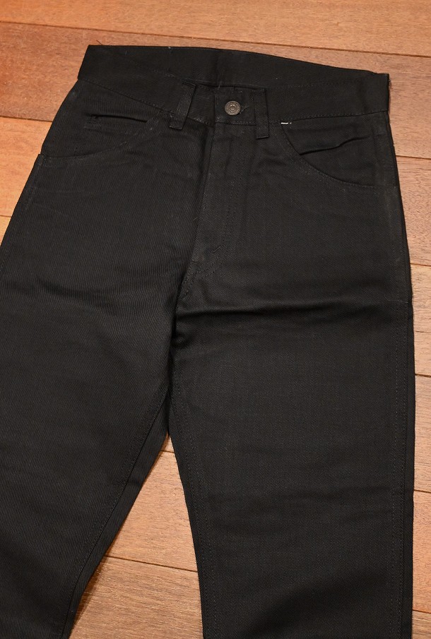 60s デッドストック LEVI'S リーバイス800G 黒カツラギ ビッグE (BLACK