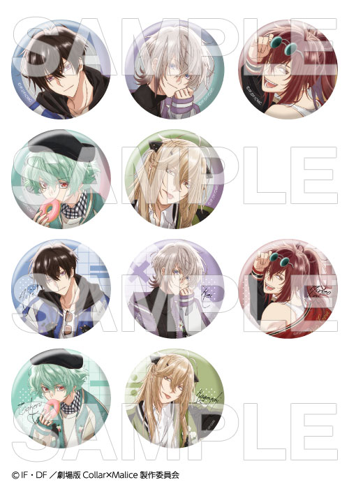 Collar×Malice カラマリ カラーマリス 笹塚尊 らくがき 缶バッジ