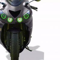 Kawasaki ZX-14 (06-11): Profile Prism Fitted Halos (RGB) - The HID