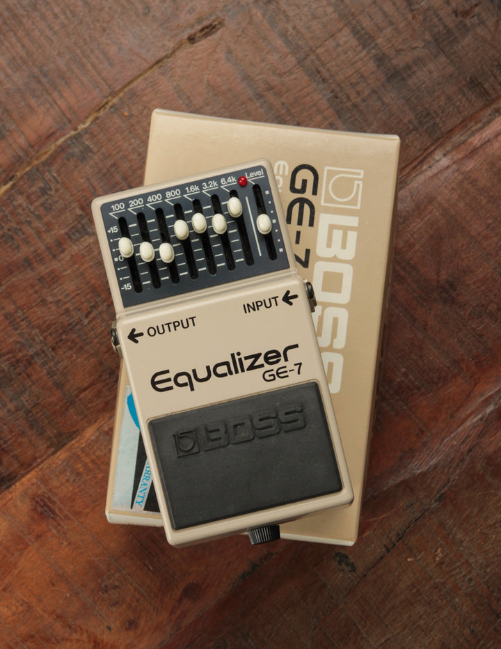BOSS Equalizer GE-7 1982年日本製 動作確認 BOSS Equalizer GE-7 1982年