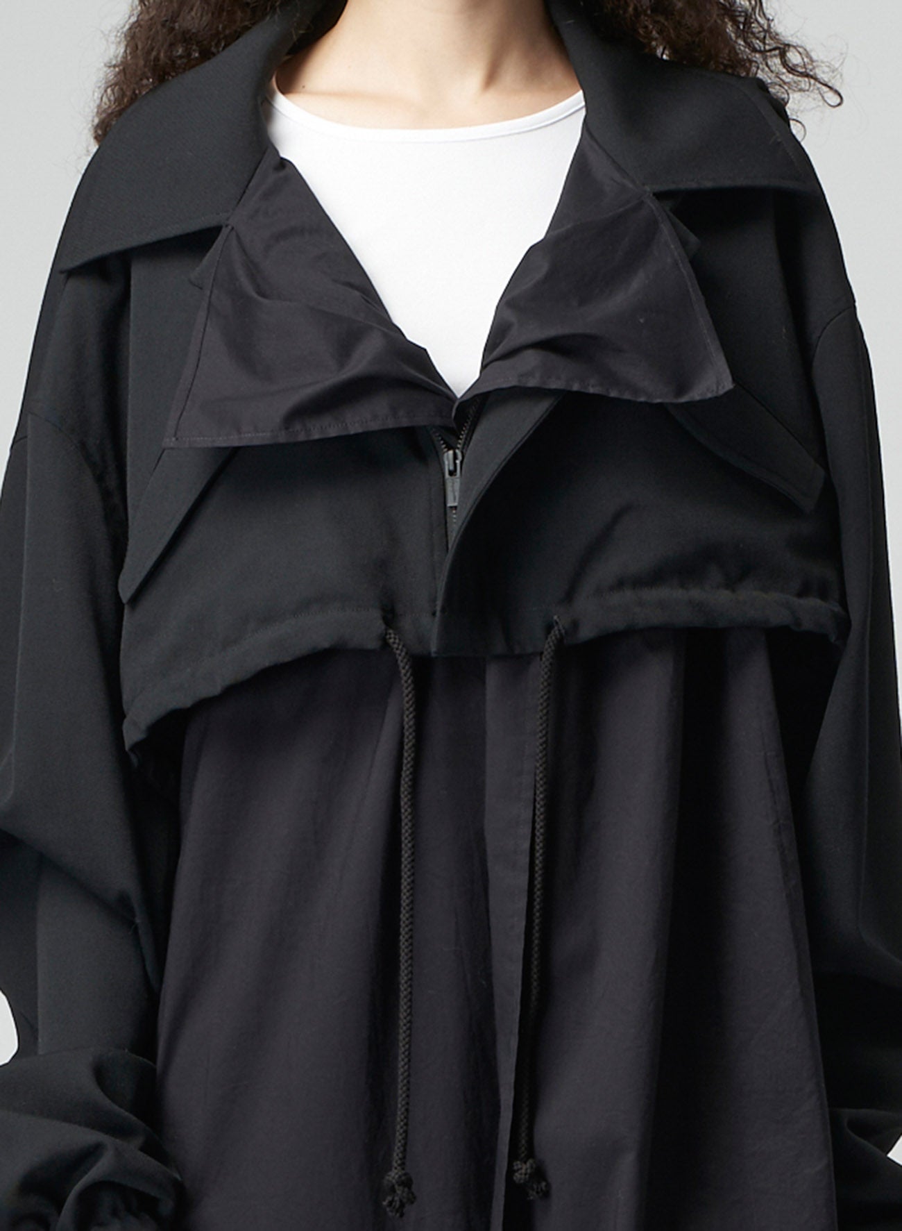 WOOL GABARDINE LAYERED MOD'S COAT – THE SHOP YOHJI YAMAMOTO