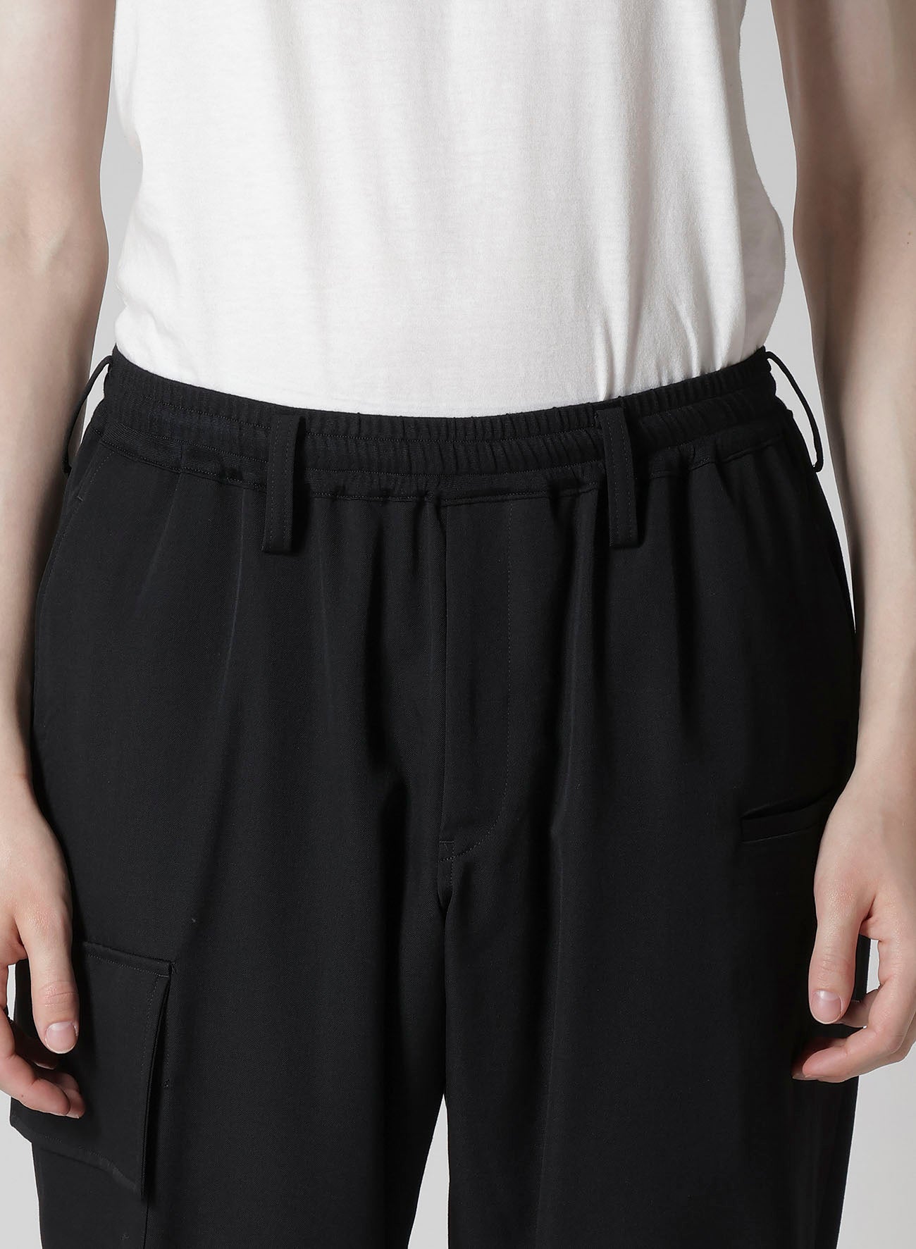 REGULATION GABARDINE RIB FLAP POCKET PANTS – THE SHOP YOHJI YAMAMOTO