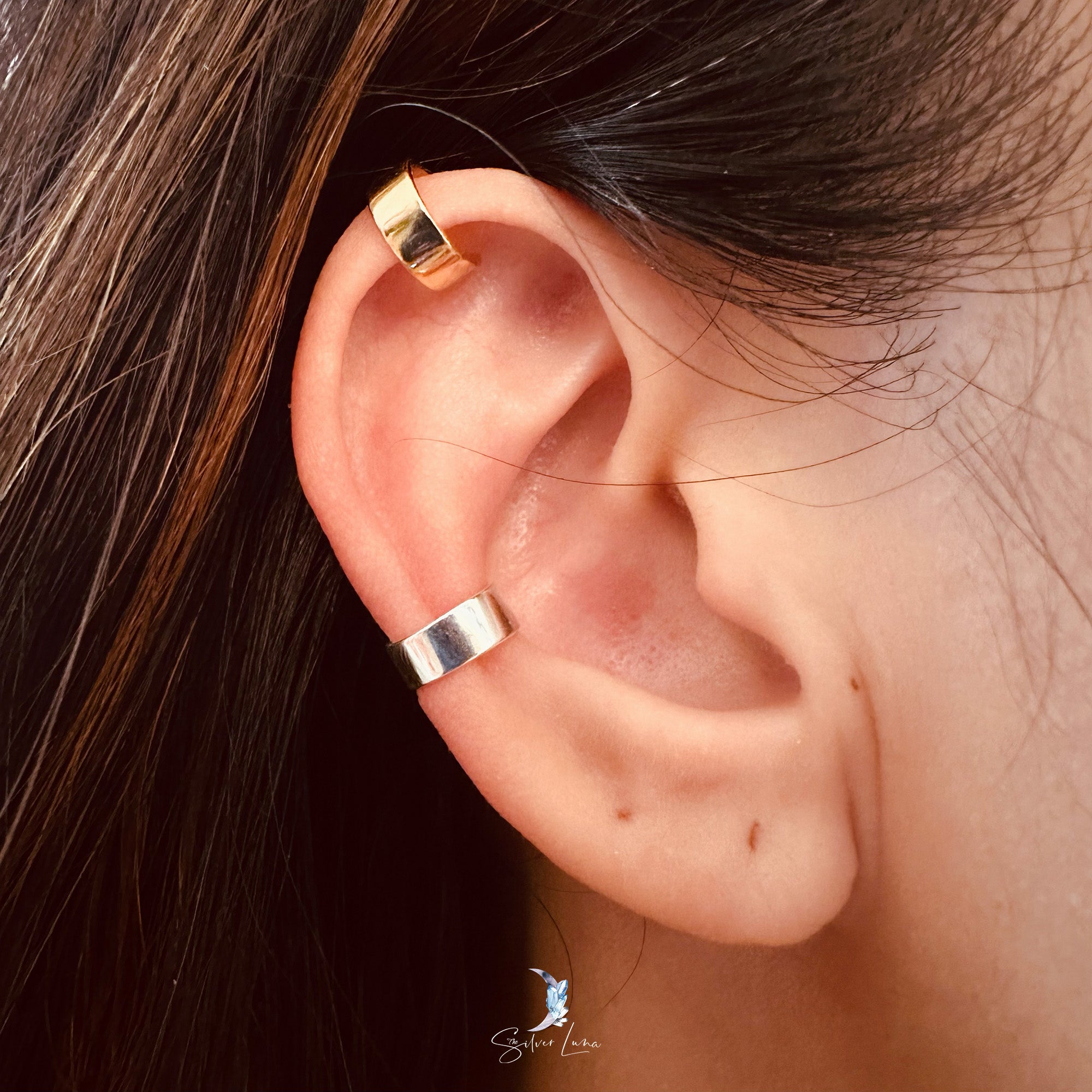 ③Own Light Ear Cuff Ring【#Casual】Silver Sterling Silver Cuff