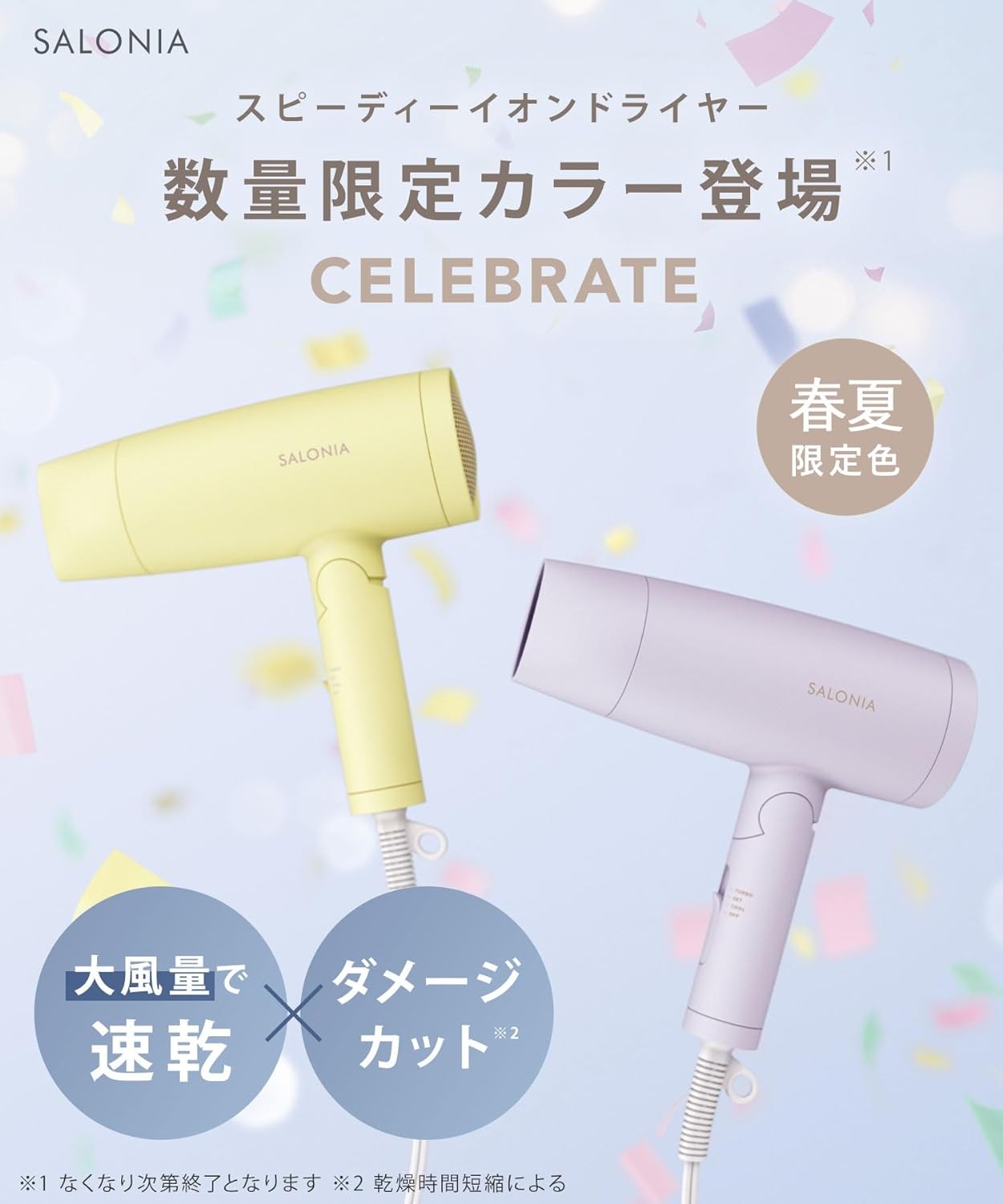 🇯🇵Japanese SALONIA high-volume hair dryer Hair Dryer – TINYZAKKAYA