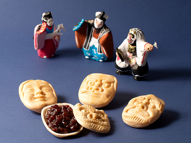 面 めん 備中神楽面 手名槌命 清巳作 吉備のおもて 荒