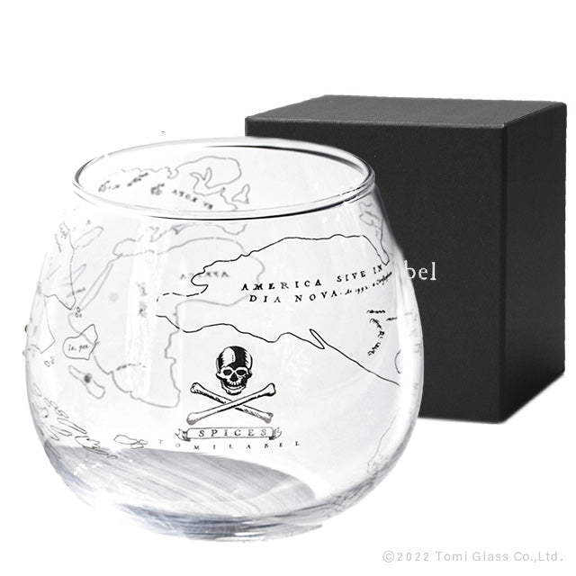 謎解きで遊べるグラス｜スパイレーツ｜まわるグラスL｜大人の海賊