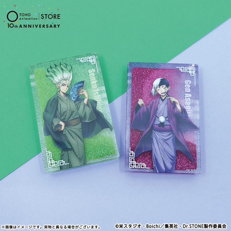 公式オンラインストアDr.STONE 描き下ろしグリッターアクリルブロック