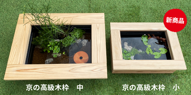 京の高級木枠（小）とAZ-BOX Sのセット | 杜若園芸WEBショップ｜水草の