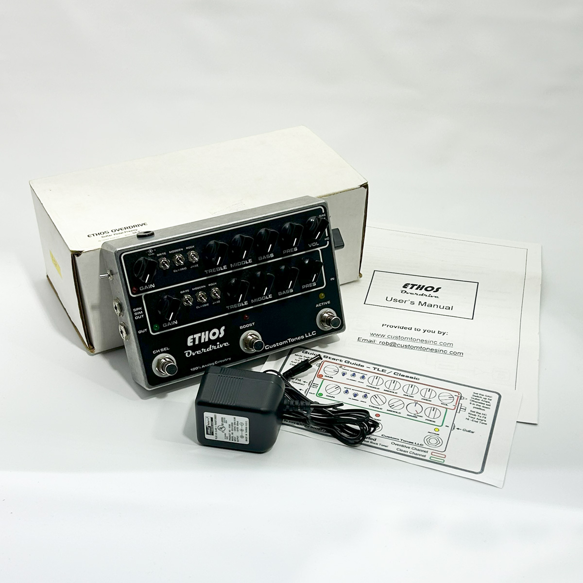 Custom Tones Ethos Overdrive with TLE / Classic Switch（管理番号