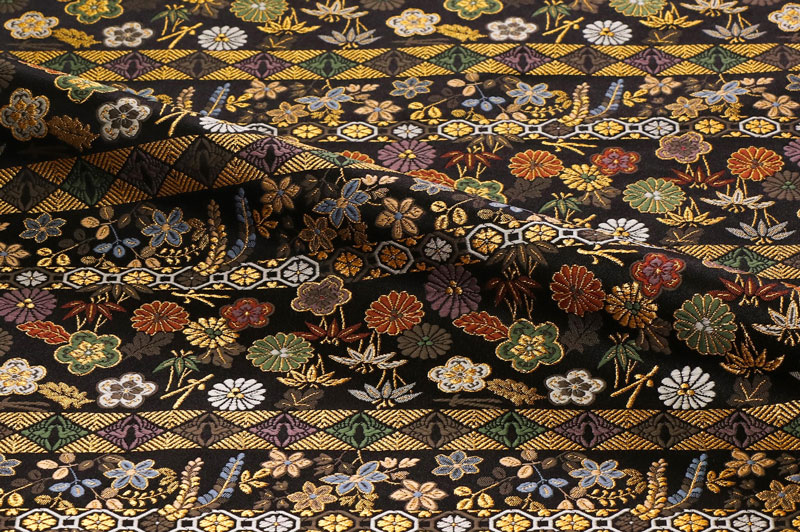 和楽器 鼓 黒地金色花柄 和楽器 鼓 黒地金色花柄 和楽器 鼓 黒地金色花