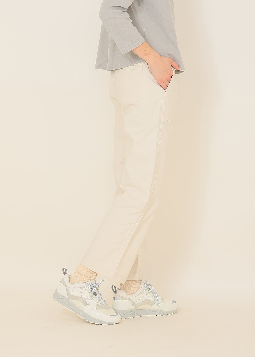 ムラサテン 10分丈パンツ│to touch