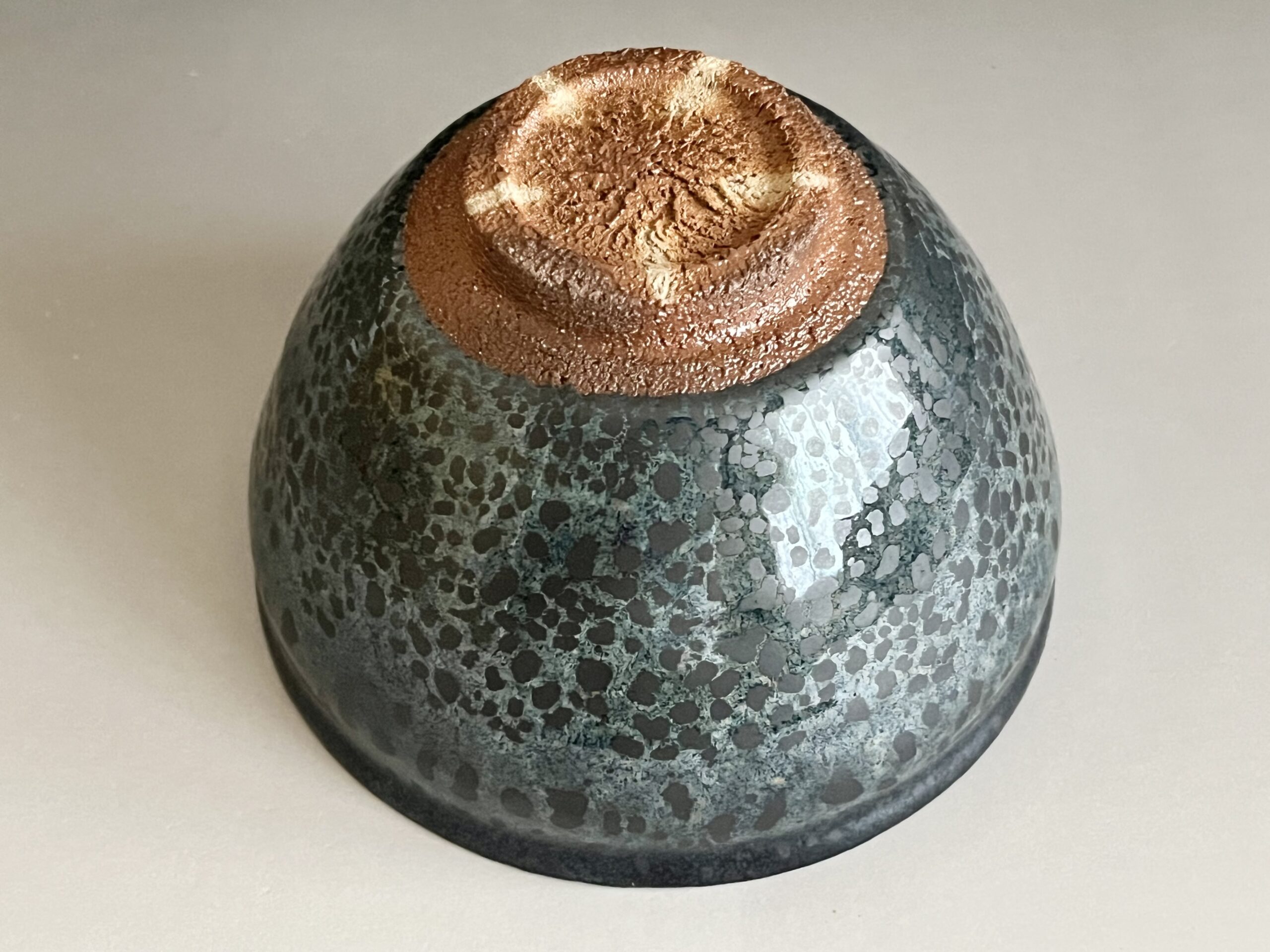 木村盛康／油滴天目ぐい呑／昭59 木村盛康／油滴天目ぐい呑／昭59