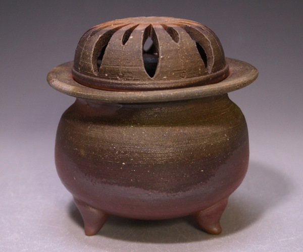 山本雄一 作 「備前香炉」 ～備前焼専門卸小売店 川口陶楽苑～