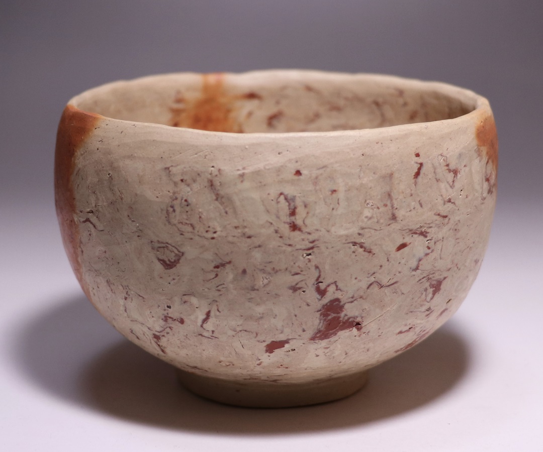 Toshi 備前焼 川端文男作 自然練込 徳利 共布 共箱 V 7597 Toshi