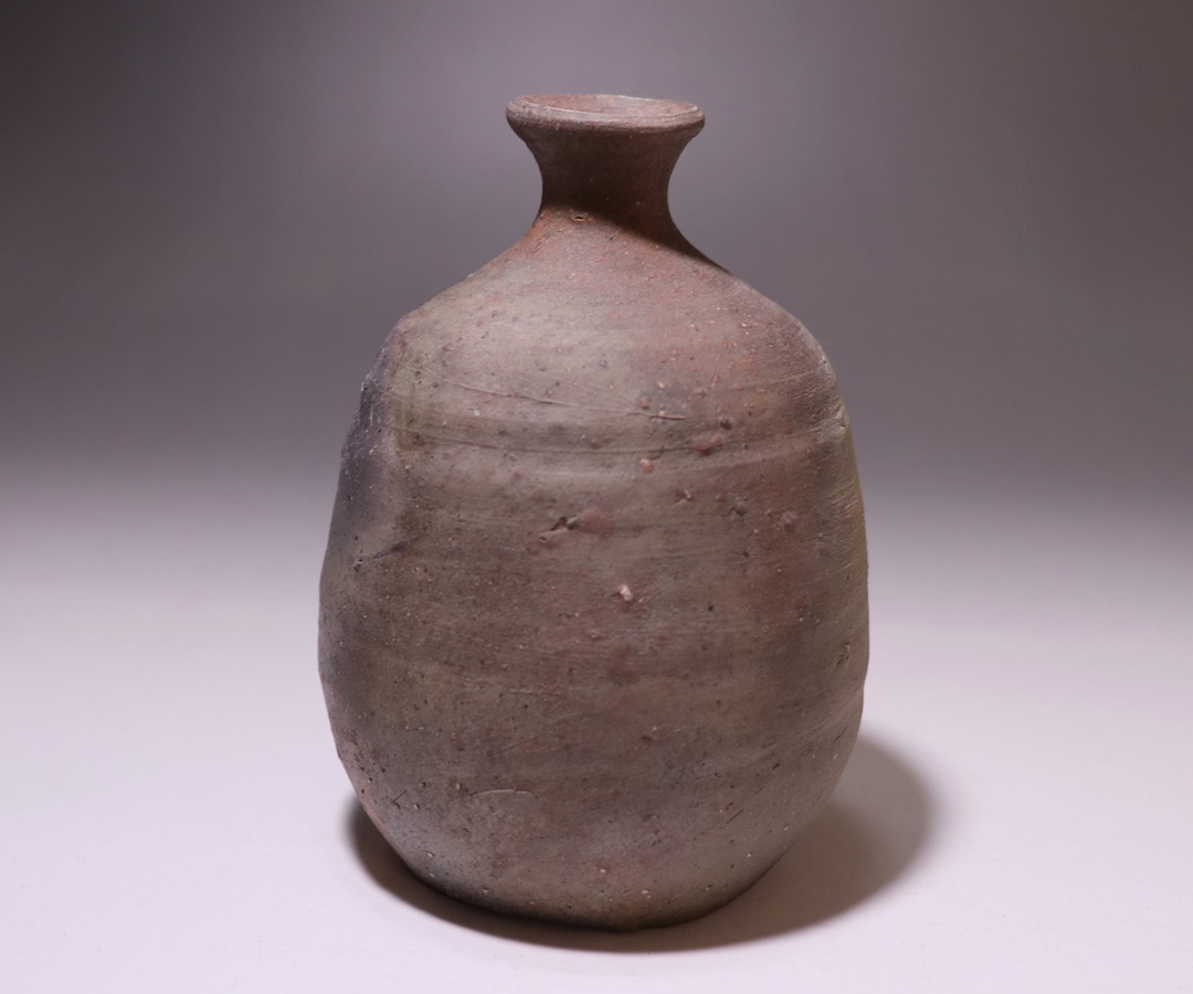 人間国宝 金重陶陽 窯変徳利 M338 人間国宝 金重陶陽 窯変徳利 M338