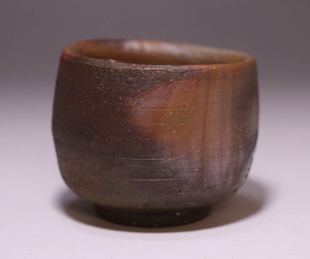 山本陶秀 作 備前徳利 人間国宝 山本陶秀 備前徳利 M318