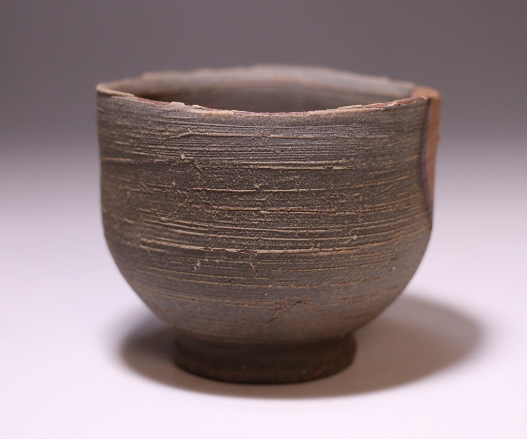 宮下善爾 淡青瓷 ぐい呑 盃 京都 1981年 木箱 作家物 ぐい呑み