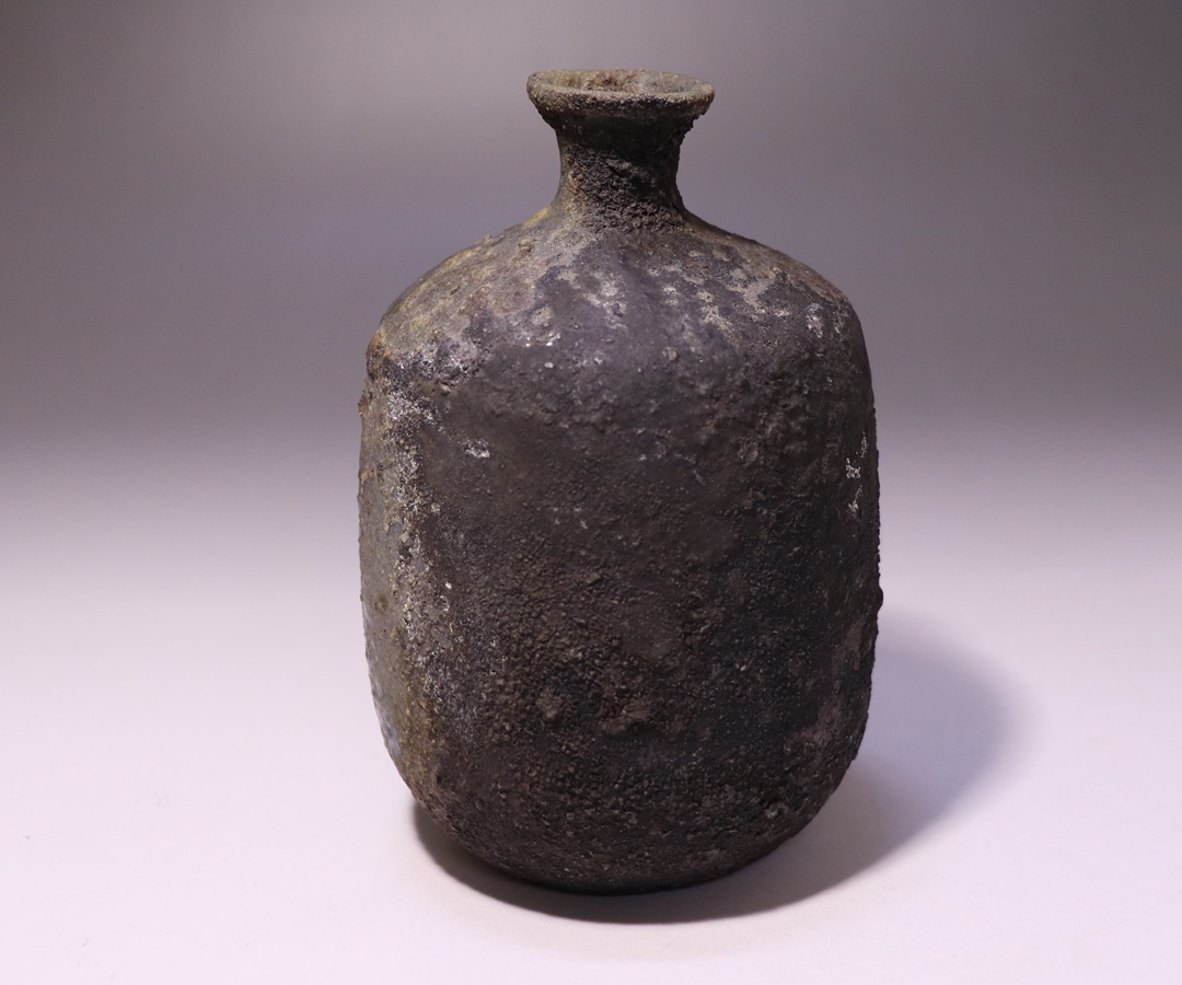 備前焼人間国宝長男 岡山県無形文化財 山本雄一本人作 盛皿長皿 飾り皿