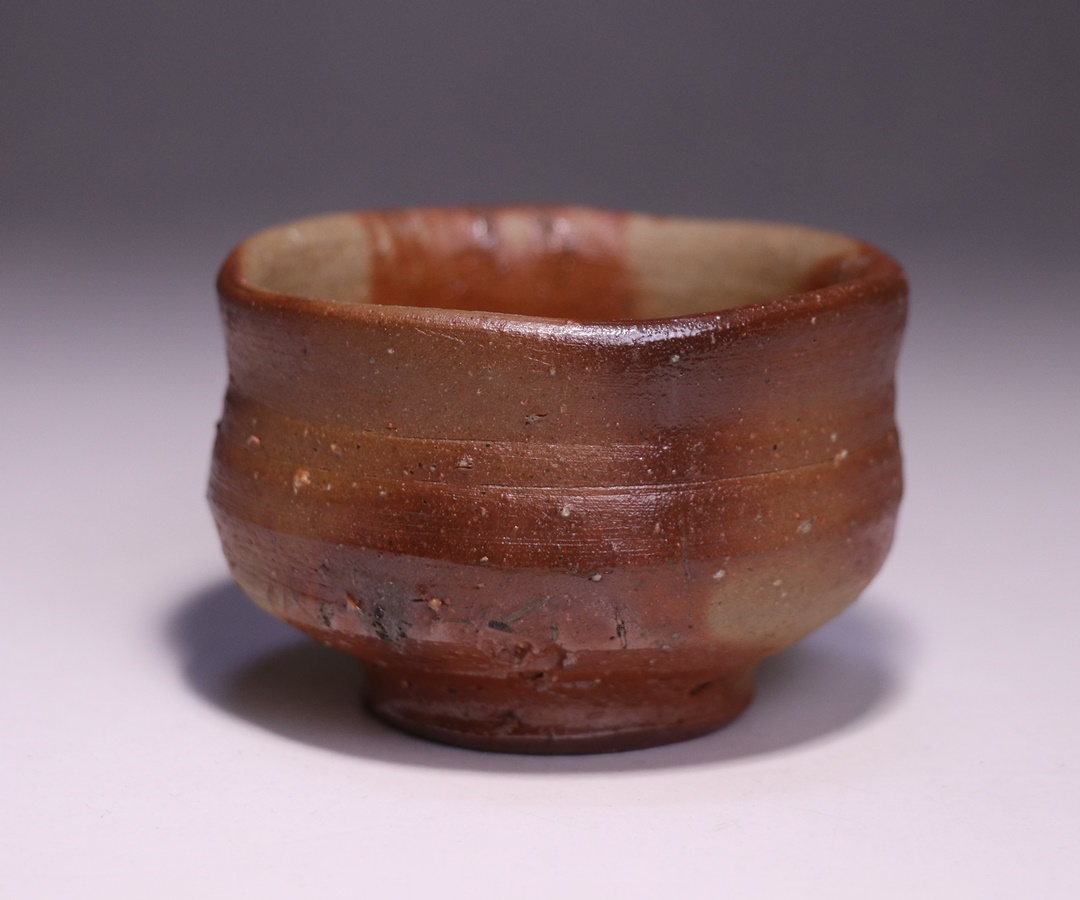 岡山県重要無形文化財保侍者 藤原建 備前焼 Bizen ware 花入 vase