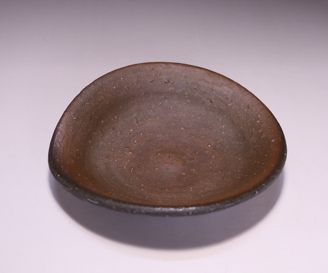 備前焼 耳付き水指 2471 備前焼 夢二窯 正造 耳付重餅水