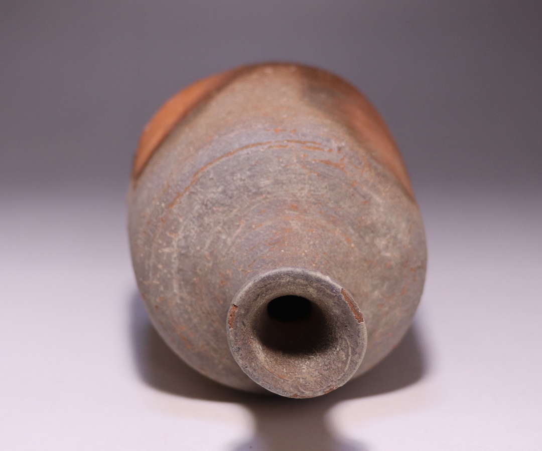 備前焼 金重素山作 円山窯 備前徳利/徳利 金重素山 作 「備前緋襷徳利」 ～