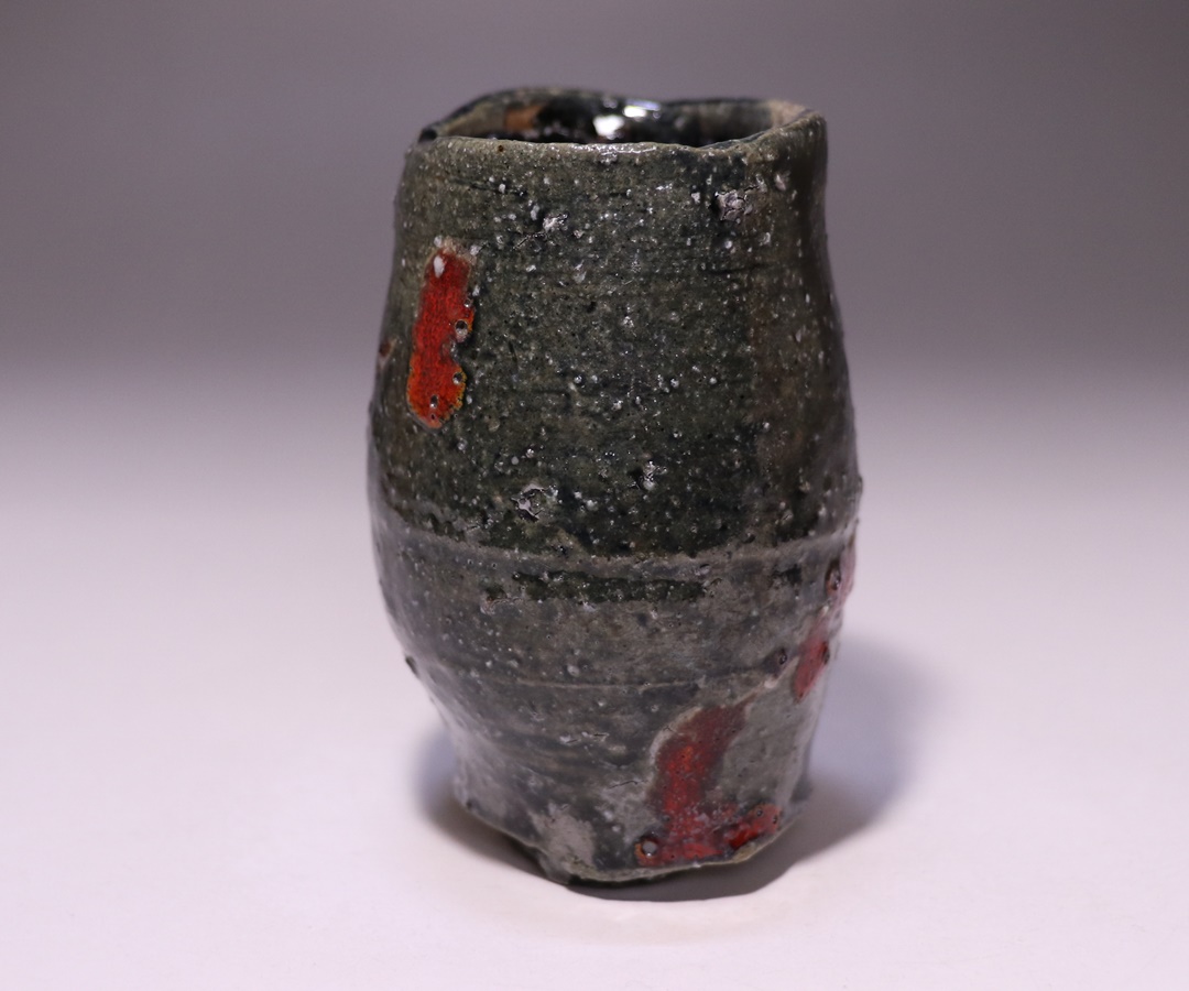 市川透 céladon（青磁）ぐい呑 未使用 共箱 備前 酒器 市川透 céladon