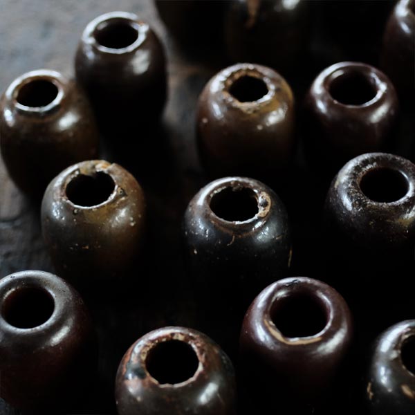 魚をとる網につける陶器のおもり沈子（ちんし） – zakka store towi