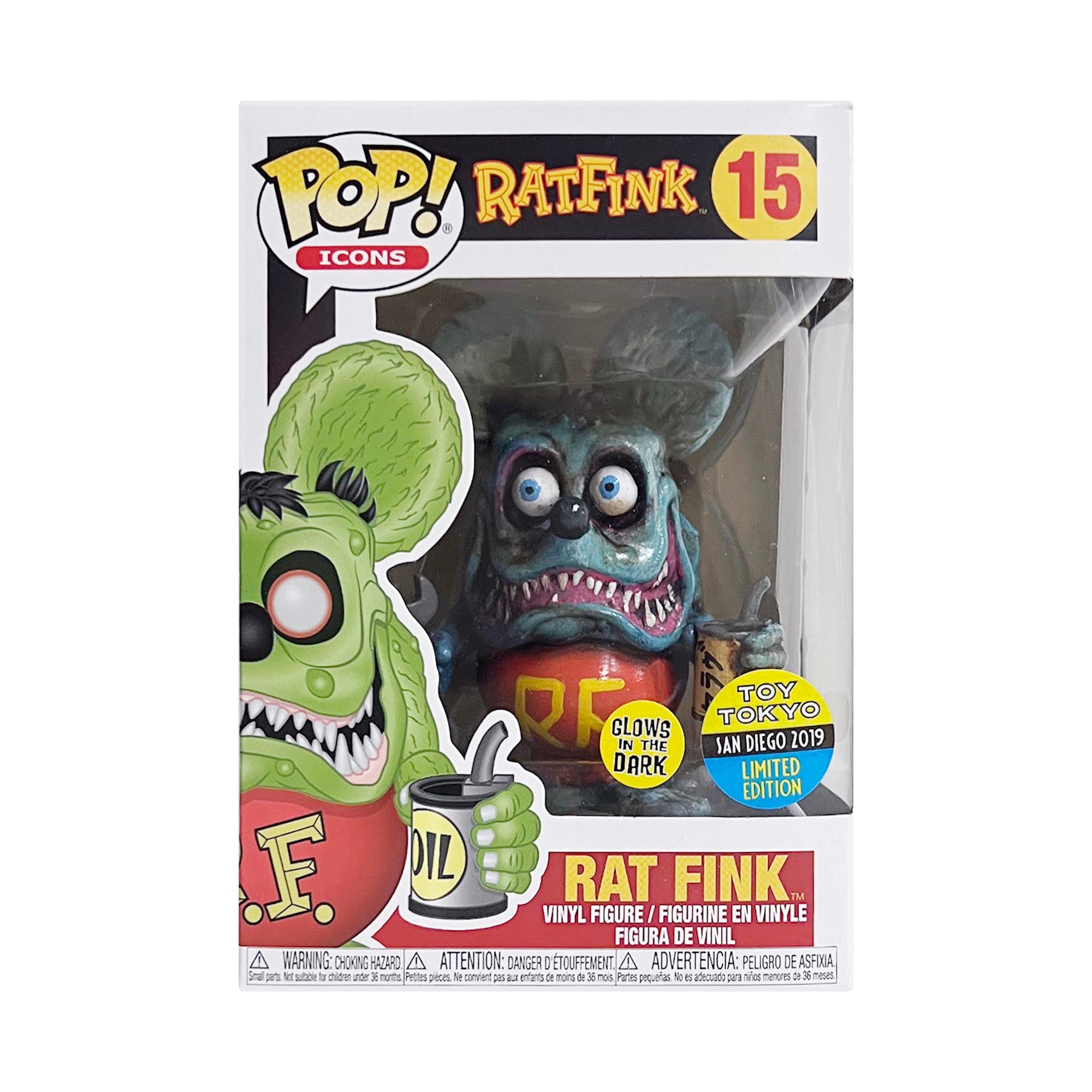 Funko Pop! Icons: Rat Fink 06 Toy Tokyo Exclusive Hand-Painted by
