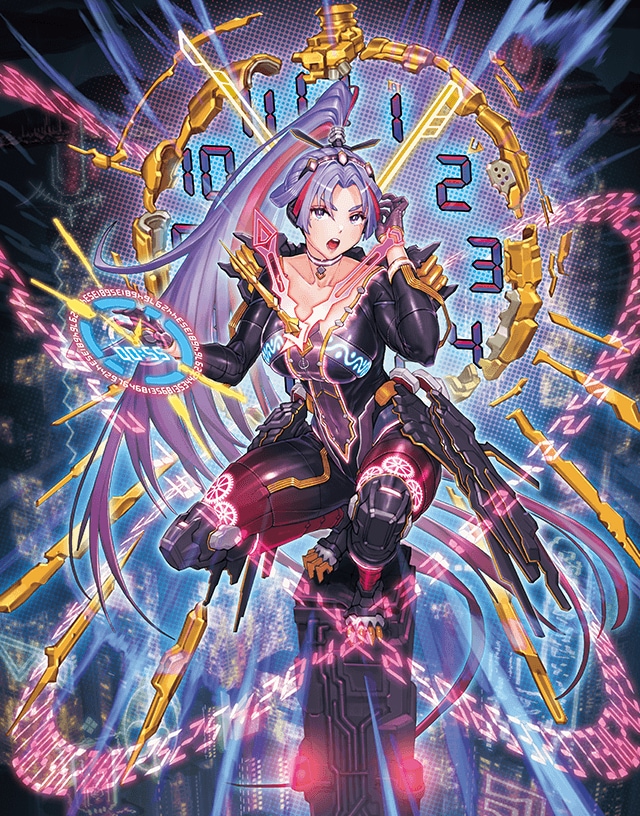 蛍光少女 ネオンライトガール 神アート デュエマ タカラトミー